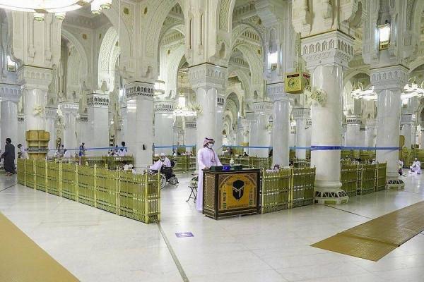 Haram presidency facilitates entry and prayers of disabled people at Grand Mosque