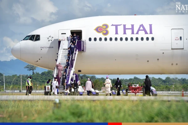 Hundreds of Narathiwat pilgrims leave for hajj in Saudi Arabia