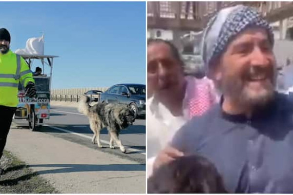 52-year-old man walks 6500 km to perform Hajj in Makkah